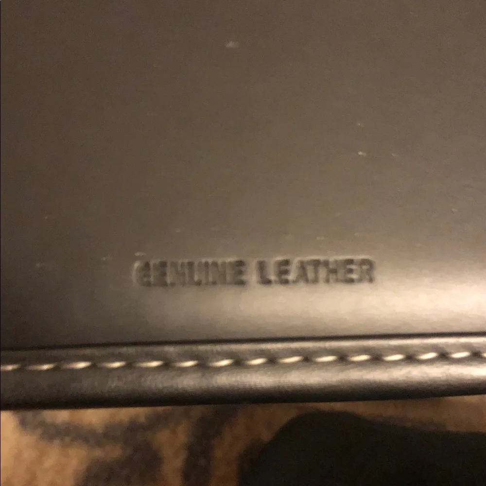 Leeds leather Black Tablet portfolio Case